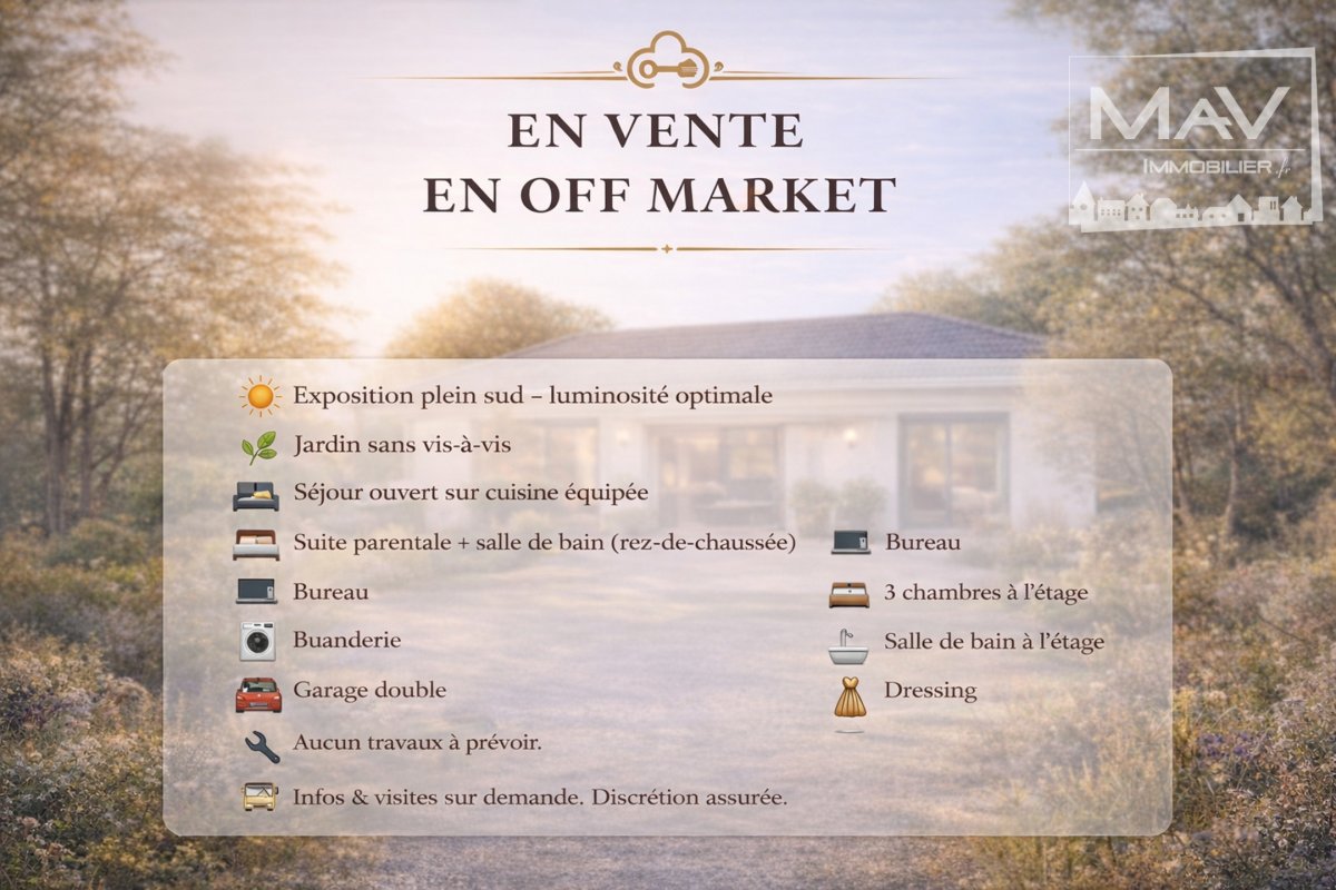 Maison à VENDRE - Réf. ASV1064